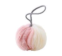 1Pc Mesh Pouf Doccia Bagno Palla Loofah Spugna per Bagno Bagno Bagno Strofinamento Doccia Asciugamano