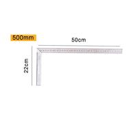 1pc Metallo L a Forma Di 90 Gradi 1 Level Ampio Base Angolo Try Quadrato Ruler
