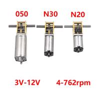 1Pc Micro 050 N30 N20 Motoriduttore a Vite Senza Fine DC3V-12V 6V 9V 4-762Rpm Ve