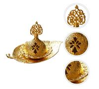1pc Middle East Arab Style Incenso Burner Art Incenso per casa (Golden)