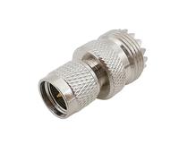 1Pc Mini UHF Spina Maschio A UHF SO-239 SO-239 Femmina Jack RF Coassiale Adattatore Coassiale Connettore for Antenne Radio Wi-Fi Wireless