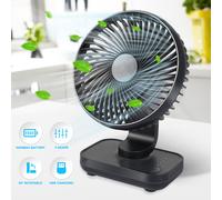1pc Mini ventilatore da tavolo ventilatore portatile a batteria ventilatore