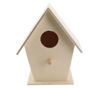 `` 1pc Mini Wood-Based Uccello Casa,Piccolo Giardino Nido Craft Box Decorazione`