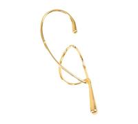 1Pc Moda Geometrica Ear Cuff Per Le Donne Esagerato Linea di Torsione del Metallo Senza Piercing Gioielli Regali Casual Wear Metallo Twist Ear Cuff, Left ear, come descritto, come descritto