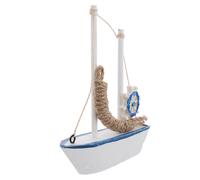 1pc Model Model Mediterranean a barca a vela Creative Sailing Boat Ornaments