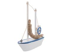 1pc Model Model Mediterranean a barca a vela Creative Sailing Boat Ornaments