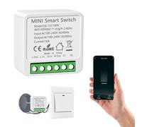 1PC Modulo Interruttore WiFi Mini Smart Switch Interruttore Alexa Luci