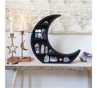 1pc Moon Cat Scaffale di Legno di Cristallo Fairy Stars Forma di Cuore Floating Shelves Ornamenti Display Shelf Home Living Room Decoration, 8