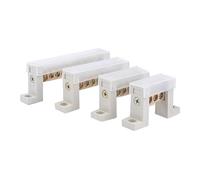1PC Morsettiera di Collegamento 3/4/5/6/7/8/10/12/1 Fori di Terra Barra di Rame Scatola di Distribuzione Viti di Tipo A Ponte Alto Connettore(20Hole)