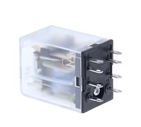 1PC MY2P HH52P MY2NJ DPDT Relè intermedio elettromagnetico generale a bobina miniatura con base a zoccolo LED AC DC(DC,48V)