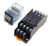 1Pc MY4NJ Elettronico Micro Mini Relè Elettromagnetico 5A 14PIN 4DPDT con Base Presa PYF14A DC/AC 12V 24V 36V 48V 110V 220V(24V)