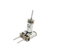 1PC N20 Full Metal Gearbox Gear Reducer electronic starter DC 3V 1200RPM 17mm Long Shaft Strong Neodymium Magnetism DIY RC Robot Car Toy