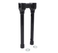 1pc Nero 12 " Alzata 1 " Manubrio Top Morsetto Per Harley Touring Electra Glide