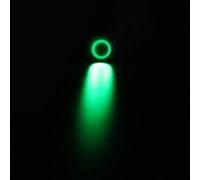 1PC Nero 3V 6V 12V 24V 48V 220V 4 Pin 12mm Led Light Metallo Alluminio Pulsante Interruttore Momentaneo Elettronica for Auto(Green,3V)