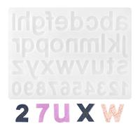1Pc Numeri Lettere Stampo Antiaderente Strumento per la creazione di gioielli
