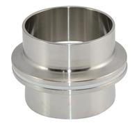 1pc OD 19-102mm Pipe Weld on Ferrule + PTFE Flat Washer 316 Stainless Steel Fitting Pipe Joint Gasket Suit(63mm a set)