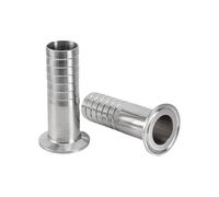 1PC OD38mm Hose tail Barb x 1.5" Tri Clamp 304 Stainless Steel Pipe Fitting Homebrew 200mm Legnth