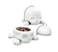1pc Ossa del Cranio del tè Infuser, Fogli Staccabili Tisana Filtro Filtro Diffusore per La Coppa