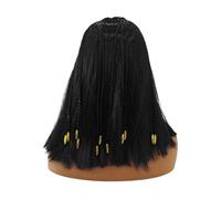 1pc Palla Costume Decorativo Perla Posticci Trecce Parrucche Parrucca Cleopatra Sintetica Dreadlocks Testa Completa for Le Donne