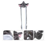 1Pc Peluche Cartone Animato Elefante Cappello Simulato Cappello Paraorecchie