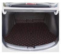 1pc Per KIA Per K3 Per Forte Per Cerato 2019-Presente Di Cuoio Elaborazione Tronco Zerbino Posteriore Liner Cargo Tappeto Impermeabile Tappetino antiscivolo(Nero rosso)
