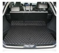 1pc Per Toyota Per Harrier XU60 2021-Presente Auto PU Baule In Pelle Zerbino Fodera Posteriore Cargo Tappeto Impermeabile Vassoio Tappetino antiscivolo(Beige nero)