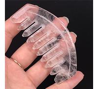 1pc pettine di cristallo di quarzo rosa ametista naturale pettine for massaggio dei capelli a denti larghi collezione di regali di pietre preziose raccolta domiciliare