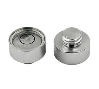 1pc piccolo bullseye livella a bolla con vite M5 M6 M10 1/4 3/8 pollici strumento di livellamento con chiodo(D20W-M6)