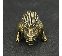 1PC Piccolo Ottone Selvatico Cinghiale Figurina Miniatura Maiale Scultura Bronzo