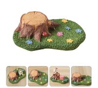 1pc Piccolo stump ornamento per ufficio decorazione della casa mini Creative
