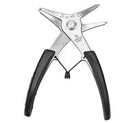 1pc Pinza Professionale per Anelli di Sicurezza a Doppia Funzione Strumento di Rimozione e Montaggio con Impugnatura Ergonomica Per Anelli Elastici 10-40mm