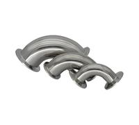 1pc Pipe OD 57mm Ferrule OD 77.5mm 90 Degree Elbow Stainless Steel Fit 2.5" Tri Clamp pipe fitting