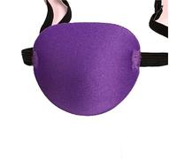 1Pc Pirata Benda Sull'occhio Unisex Singola Benda Sull'occhio Benda Sull'occhio Un Occhio Lavabile Regolabile Concavo Benda Sull'occhio Del Capretto Pirata costume cosplay(Purple)