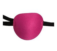 1Pc Pirata Benda Sull'occhio Unisex Singola Benda Sull'occhio Benda Sull'occhio Un Occhio Lavabile Regolabile Concavo Benda Sull'occhio Del Capretto Pirata costume cosplay(Red)