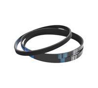 1pc PJ1245 Cinghia dentata a V trapezoidale scanalata di trasmissione di potenza in gomma EPDM, per automobili, lavastoviglie, asciugatrici, 4-12 costole, 8 costole-7 scanalature