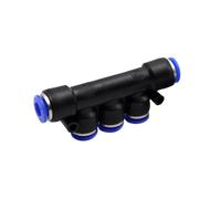 1PC PKG" Connettore pneumatico multiplo a innesto rapido Connettore pneumatico a innesto rapido for aria PK4 6 8 10 12 mm(8-6-8)