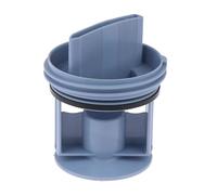 1Pc Pompa di scarico Guarnizione di scarico Tappo Filtro Pompa di scarico Filtro for accessori for lavatrice a tamburo(Blue)