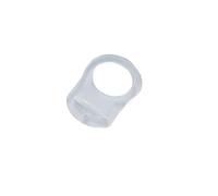 1pc Porta clip per ciuccio per bambini Supporti per adattatori in silicone Anelli per porta ciuccio per bambini MAM in stile pulsante Succhietto Binky Clip per guinzaglio per nastro per dentizione