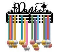 1PC Porta medaglia Porta medaglia Appendiabiti Display for Parete Casa Badge Gara Calcio Ginnastica Nuoto Medaglia 11,4 x 5,1 Pollici(Style 09)