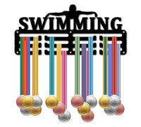1PC Porta medaglia Porta medaglia Appendiabiti Display for Parete Casa Badge Gara Calcio Ginnastica Nuoto Medaglia 11,4 x 5,1 Pollici(Style 05)