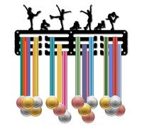1PC Porta medaglia Porta medaglia Appendiabiti Display for Parete Casa Badge Gara Calcio Ginnastica Nuoto Medaglia 11,4 x 5,1 Pollici(Style 10)