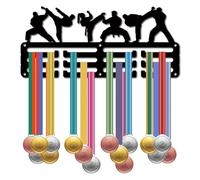 1PC Porta medaglia Porta medaglia Appendiabiti Display for Parete Casa Badge Gara Calcio Ginnastica Nuoto Medaglia 11,4 x 5,1 Pollici(Style 04)