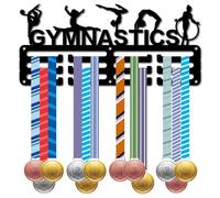 1PC Porta medaglia Porta medaglia Appendiabiti Display for Parete Casa Badge Gara Calcio Ginnastica Nuoto Medaglia 11,4 x 5,1 Pollici(Style 07)
