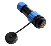 1pc Presa for circolare Connettore 220~380V 3P 5~45A E Nero IP68 Impermeabile