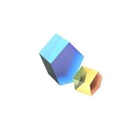 1Pc Prisma Pentagonale Ad Alta Precisione Prisma A Riflessione Totale Interna Fissaggio Dell'angolo Del Fascio Ottico Specchio Romboidale Sterzante A 90 Gradi(SKY BLUE)