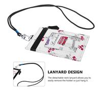 1pc PU ID CREDITO DI CREDITO RIMOVIBILE COUR COUR COVERSO CASO BUS