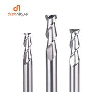 1pc punta appiattita 2 flauti frese end d1-d12 frese utensili di fresatura per la lavorazione dell'alluminio