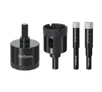 1pc Punta Da Trapano A Secco Con Nucleo Brasato Diamantato 5-200mm For Piastrelle In Gres Porcellanato Marmo Vetro Granito Foro Tazza Saw Accessori Taglierina Taglio(35mm)