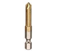 1pc Punta da trapano svasatore 5 flauto Punta da trapano svasatore da 90 gradi Punta for smussatura del legno Smusso for strumento for smussatura del legno 6-19mm(6mm)