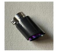 1PC Punta Di Scarico Per Auto Tubo Viola Lucido In Fibra Di Carbonio Tubo Marmitta Semplice Modifica Del Tubo Di Scarico Dell'automobile Tubo Di Scappamento(ID 57mm-OD 76mm)